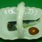 UNIQUE ANTIQUE PORCELAIN DE PARIS FRANCE HANDPAINTED SARDINE FISH SERVING DISH