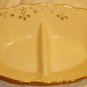 LENOX CHRISTMAS LACED DIMENSION HOLLY PATTERN HOLIDAY COMPARTMENT VEGETABLE BOWL