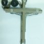 CHRISTIANITY ROSARY BLACK BEADS FINE CRUCIFIX & VIRGIN MARY NECKLACE PENDANT