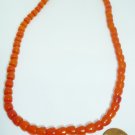 CHARMING RED PLASTIC BEADED NECKLACE