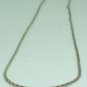 SILVER 'BARELY THERE' SQUARE LINK CHAIN 16"