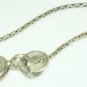 SILVER 'BARELY THERE' SQUARE LINK CHAIN 16"
