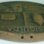 BEAUTIFUL CERAMIC WALL HANGING MEDAL SIGULDA LATVIA ARTIST MADE