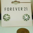 CHARMING STUD BEJEWELED EVENING EARRINGS FOREVER 21