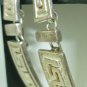 GORGEOUS HEAVY STERLING SILVER .925 GEOMETRIC DANGLING EARRINGS