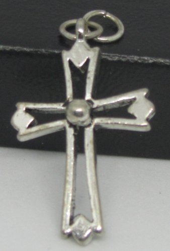 CHARMING SILVERPLATE CRUCIFIX CHRISTIANITY PENDANT