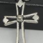 CHARMING SILVERPLATE CRUCIFIX CHRISTIANITY PENDANT