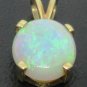 BEAUTIFUL GOLDPLATED WHITE PEARL MOONSTONE PENDANT