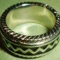 UNISEX STAINLESS STEEL ORNATE BAND