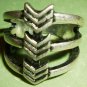 UNISEX STAINLESS STEEL ARROW PINKY RING