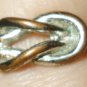 FASHION JEWELRY TWO TONE BAND RING