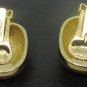 BEAUTIFUL VINTAGE ORENA PARIS RED & GOLD CLIP EARRINGS