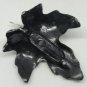 VINTAGE BLACK MAPLE LEAF EARRINGS