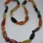 GORGEOUS NATURAL GEM STONE MULTICOLORED CHUNKY BEADED OPAL NECKLACE