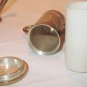 VINTAGE TWO'S COMPANY SILEVERPLATED SALT & PEPPER SHAKERS WATER CAN