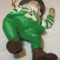 CHARMING DANCING HAPPY LUCKY LEPRECHAUN FIGURINE IRISH CHRISTMAS ORNAMENT