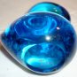VINTAGE FM KONSTGLAS HANDIWPRK ART BLUE GLASS BIRD DUCK FIGURINE RONNEBY SWEDEN