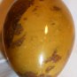 BEAUTIFUL BROWN & BEIGE MARBLE CARVED & POLISHED EGG PAPERWEIGHT