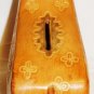 GENUINE LEATHER FIGURAL PIGGY COIN BANK HORSE TZEDDAKAH