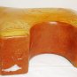 GENUINE LEATHER FIGURAL PIGGY COIN BANK HORSE TZEDDAKAH