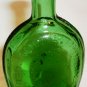 VINTAGE WHEATON GREEN BENJAMIN FRANKLIN GLASS MINIATURE BOTTLE