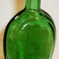VINTAGE WHEATON GREEN BENJAMIN FRANKLIN GLASS MINIATURE BOTTLE