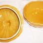 POTTERY BARN CERAMIC PUMPKIN CASSEROLE DISH PORTUGAL THANKSGIVING