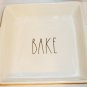RAE DUNN ARTISAN COLLECTION WHITE STONEWARE 'BAKE'
