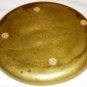 ANTIQUE BRONZE ROUND DISH PLATE PLATTER HUNTER IN A FOREST NUMBERED 1209