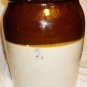 BIG HEAVY DECORATIVE CERAMIC POTTERY BARREL #2 PLANTER PICKLING JAR