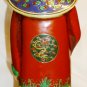 VNTAGE ANTIQUE CERAMIC PORCELAIN ASIAN ORIENTAL FIGURINE MAN IN RED 14" STATUE