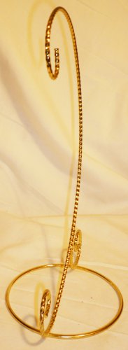 SOLID BRASS ORNAMENT DISPLAY CASE HOOK
