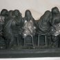 BLACK LAVA COAL RESIN CHRISTIANITY LAST SUPPER