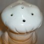 VINTAGE KNOBLER CHEF COOK FIGURINE CHEESE SHAKER WHITE CERAMIC JAPAN