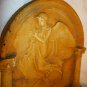 STUNNING VINTAGE ART POTTERY STONE ITALY GARDEN HOLY WATER FOUNTAIN FONT SIGNED