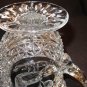 VINTAGE HOFBAUER GERMANY BYRDES COLLECTION CUT CRYSTAL ETCHED BIRD PITCHER