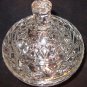 VINTAGE BOHEMIAN CUT CRYSTAL PEDESTAL CANDY NUT BON BON LIDDED FOOTED DISH