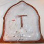 VINTAGE ITALY ART CERAMIC TILE WALL HANGING PLAQUE SIGNED ANGEL CUPID