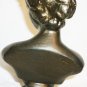 STUNNING BUST STATUE GODDESS APHRODITE BRONZE COLORED CAST IRON