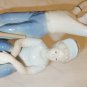 CHARMING PAUL SEBASTIAN PORCELAIN FIGURINE BASEBALL HOME RUN & DEFEAT