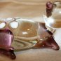 CHARMING MINIATURE GLASS  HANDMADE CAT FIGURINE