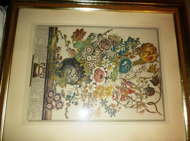 HAND COLORED ENGRAVED BY FLETCHER MARCH  FROM THE COLLECTION OF ROB FARBER