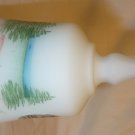 FENTON ART MILK GLASS LAKESIDE GLASS HANDPAINTED FLOWERS SIGNED DECORATIVE BELL