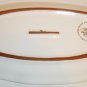 HEREND VILLAGE POTTERY HUNGARY GRAVY BOAT & SAUCER HANDPAINTED BERRIES & FRUITS