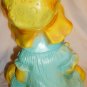 VINTAGE UNIVERSAL STATUARY CHALKWARE SET OF 2 FIGURINES GIRL/CAT & BOY/ PUPPY