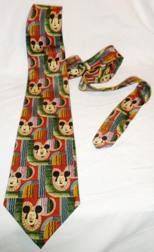 COLORFUL CHEERFUL DISNEY MICKEY MOUSE TIE