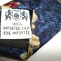 THE METROPOLITAN MUSEUM OF ART TIE ARTSY FLOWERS MADE IN ENGLAND SILK