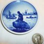 VINTAGE ROYAL COPENHAGEN PORCELAIN LANGELINE MERMAID COLLECTIBLE MINIATURE PLATE