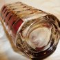 VINTAGE WINDSOR RUBIS J.G. DURAND CLEAR AND CRANBERRY RED GLASS VASE FRANCE