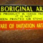 BUNABIRI ABORIGINAL ART TIMBER WOOD HAND PAINTED BOOMERANG TOY AUSTRALIA